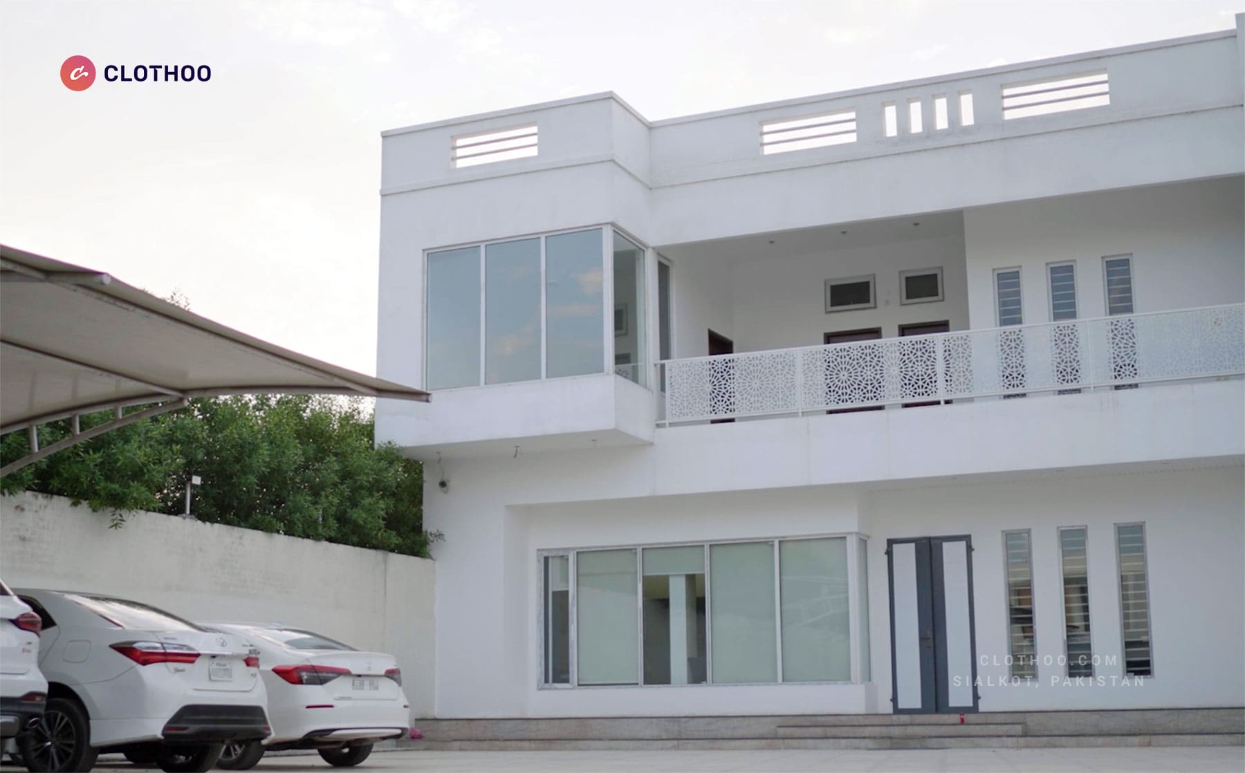 Clothoo factory outside view