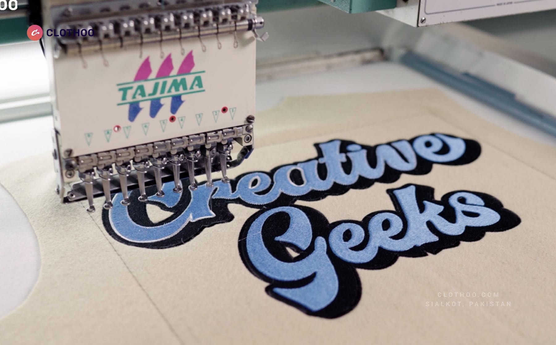 Embroidery process