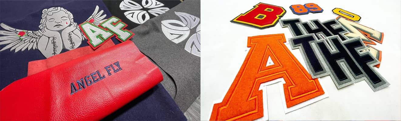 custom embroidered patches high school letter jackets Clothoo