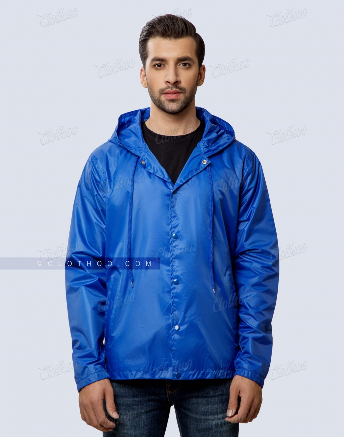 Royal Blue Coach Jacket For Men And Women Front