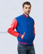 Royal & Red Letterman Jacket