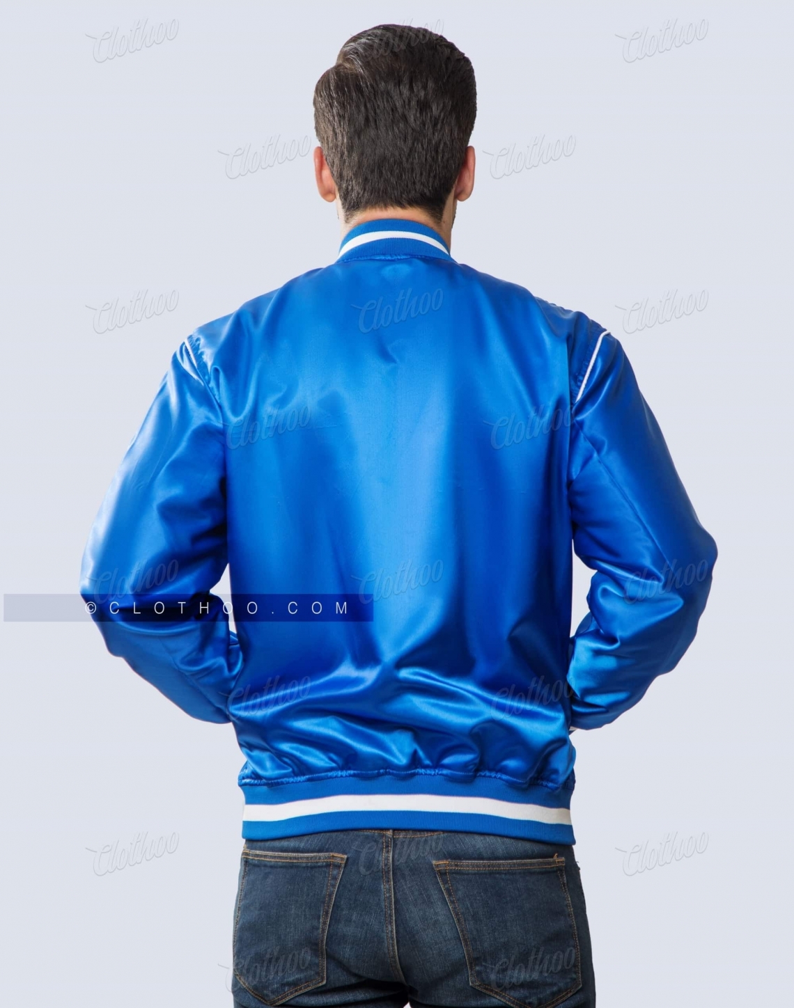 Satin Jacket With Piping for women and men