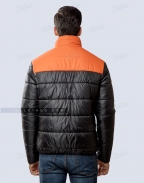 Colorblock Puffer Jacket For Men And Women Back