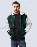 Varsity Jacket Mens Hooded